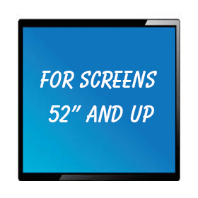 Tilt mounts for large TV screens