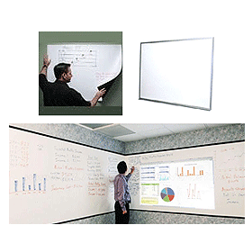 whiteboards, presentation boards