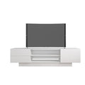 Nexera Marble Series TV Stand (72-inch, White) 115403