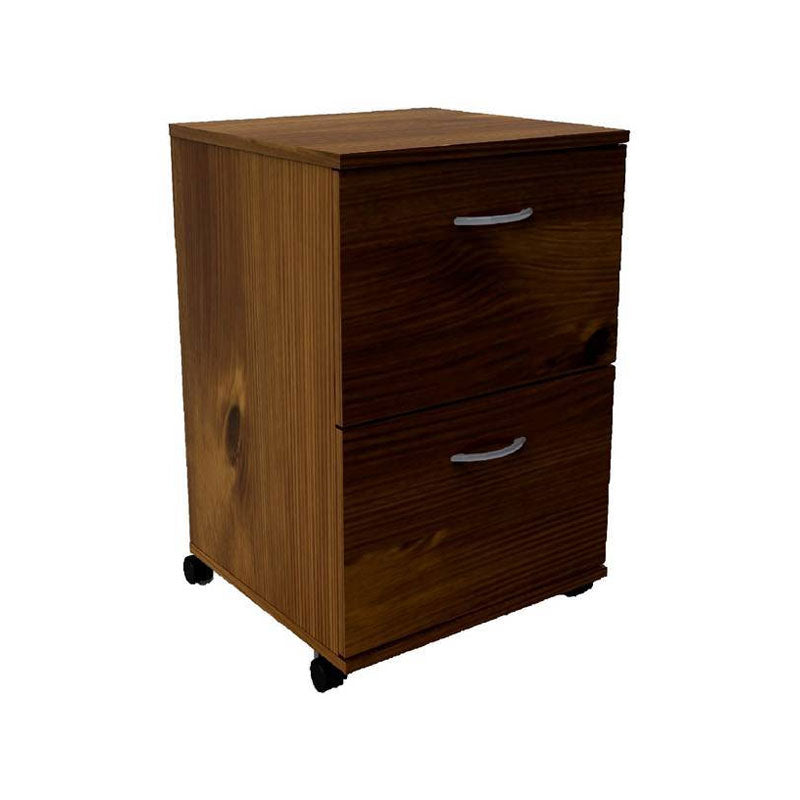 Nexera Essentials Mobile Filing Cabinet (2-Drawer, Truffle) 12093