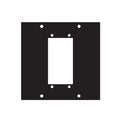 Middle Atlantic UCP Module (EDAC/ELCO 90 Pin Punchout) 1ELCO90