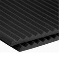 Auralex Acoustics 1 inch Wedge StudioFoam Sound Absorption Panels (Charcoal 20 pack) 1SF24CHA