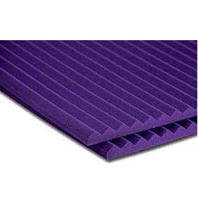 Auralex Acoustics 1 inch Wedge StudioFoam Sound Absorption Panels (Purple 20 pack) 1SF24PUR