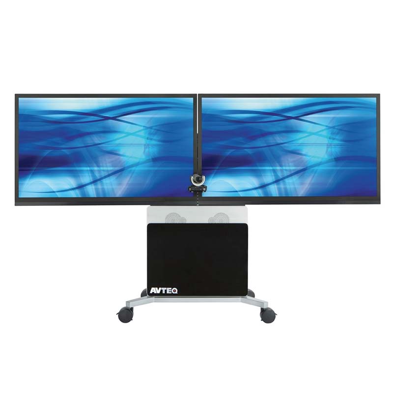 iCartTX Mobile AV Cart (Dual 82 inch, Speaker) ELT-2100L