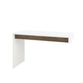 Nexera Liber-T Desk Panel (Reversible, White and Walnut) 211303