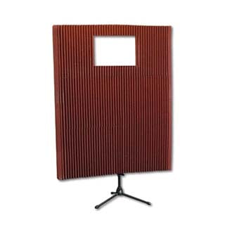 Auralex Acoustics MAX-Wall Portable Sound Wall Kit with Window (Burgundy) MAX211BUR