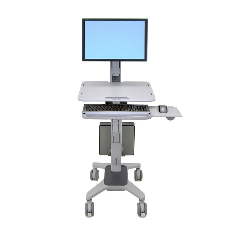Ergotron Sit-Stand Workstation (WorkFit-C, Single, Light) 24-198-055