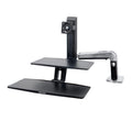 Ergotron Sit-Stand Desk Arm (WorkFit-A, Offset KB, Light) 24-390-026
