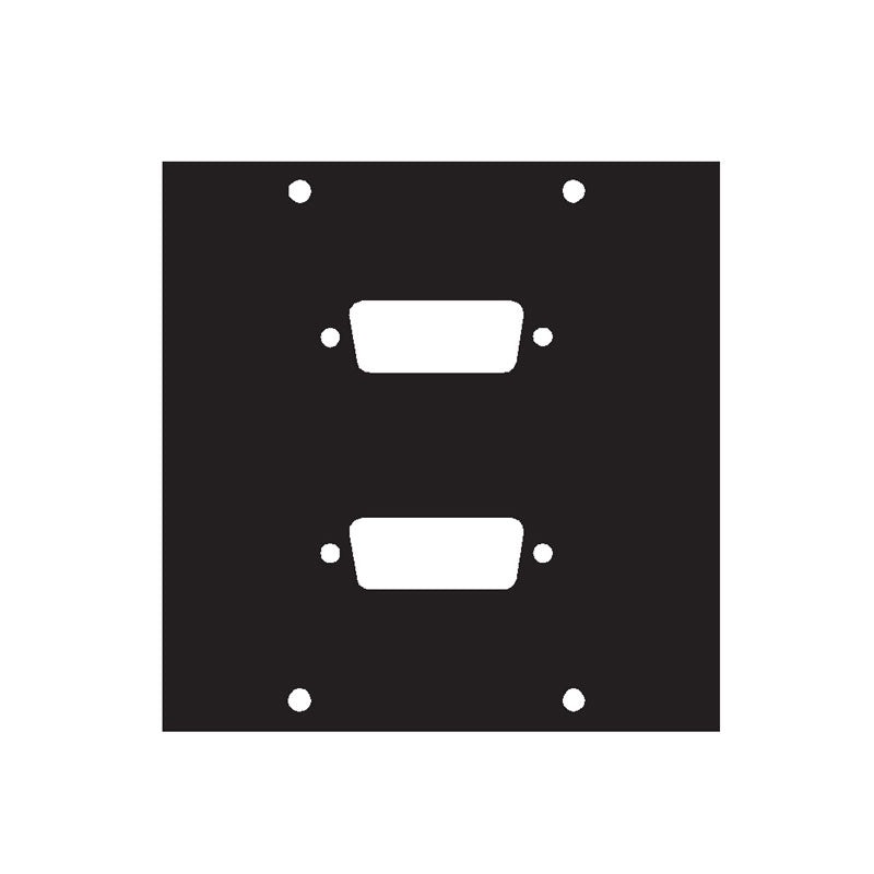 Middle Atlantic UCP Module (Two DB15 Punchouts) 2DB15
