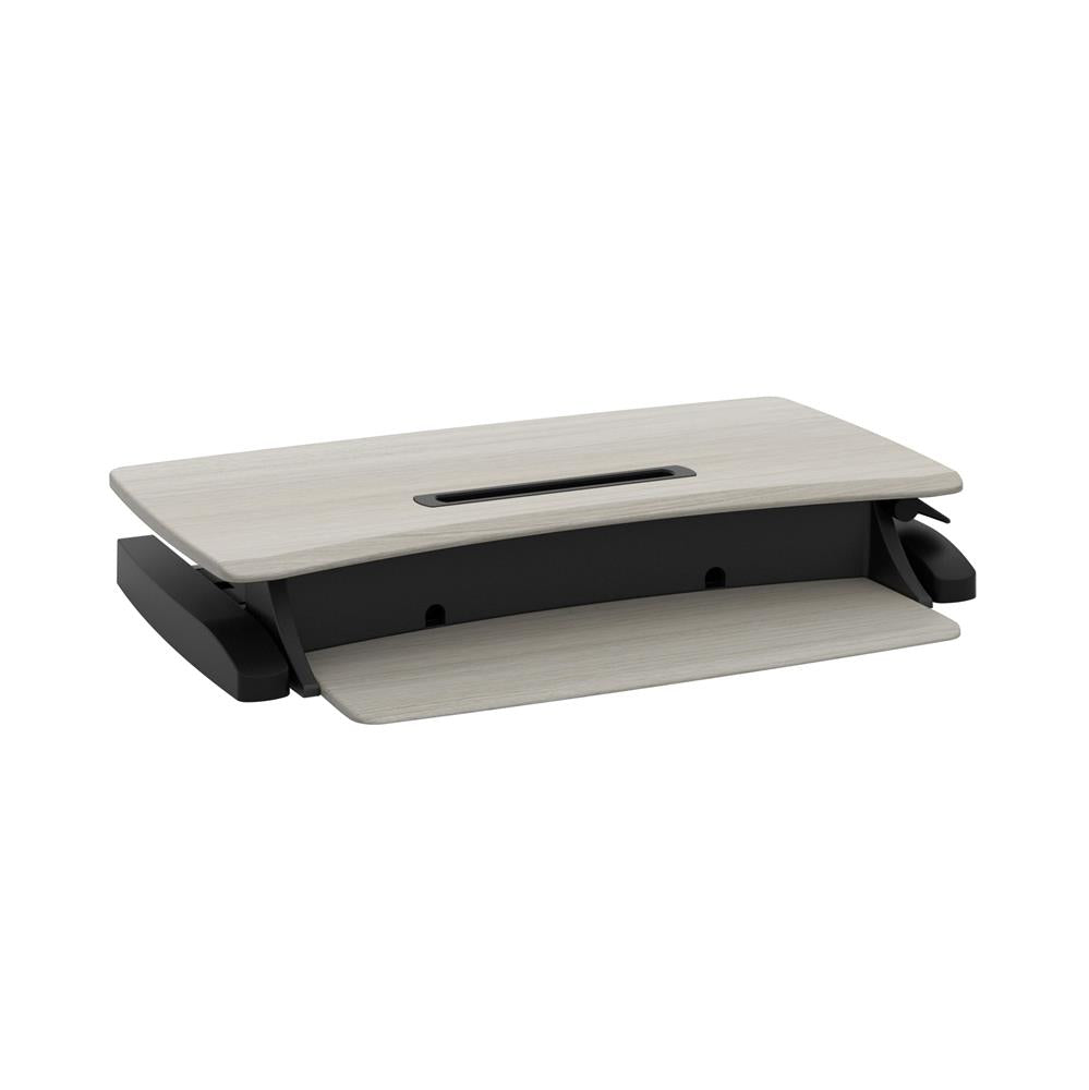 Ergotron Sit-Stand Desk Converter 33-458-917, sit-stand desk converter lowered front view