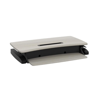 Ergotron Sit-Stand Desk Converter 33-458-917, sit-stand desk converter lowered front view