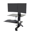 Ergotron Sit-Stand Desk Mount (WorkFit-S, Dual, WS, Front) 33-349-200