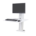 Ergotron Sit-Stand Desk Mount (WorkFit-SR, Single, Rear, WT) 33-415-062
