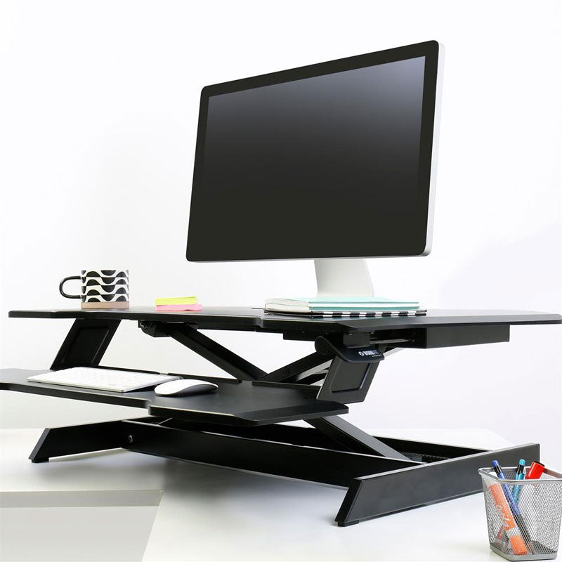 Ergotron Sit-Stand Desk Converter 33-468-921, sit-stand desk converter with monitor