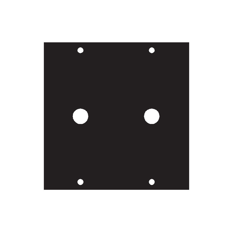 Middle Atlantic UCP Module (Two 3/8 inch Punchouts) 3/8X2