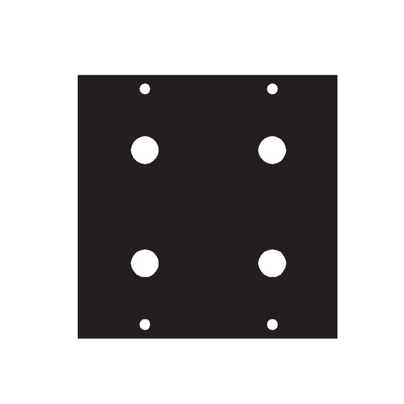 Middle Atlantic UCP Module (Four 3/8 inch Punchouts) 3/8X4