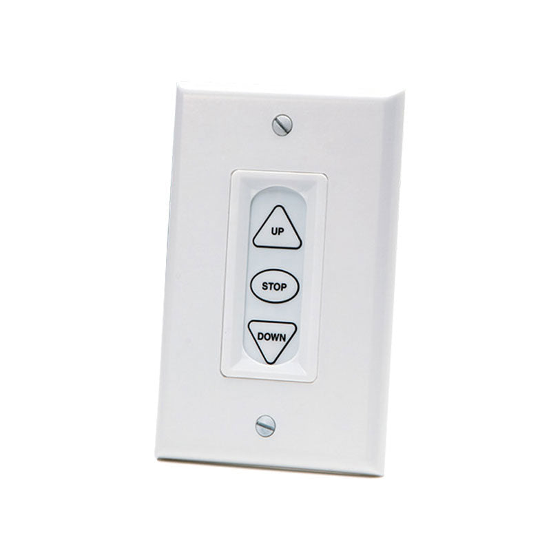 Da-Lite Low Voltage Wall Switch (LVC System, White) 40975