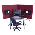 Auralex Acoustics MAX-Wall Mobile Expandable ISO Booth Kit (Burgundy) MAX420BUR