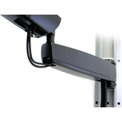Ergotron 18 inch Arm Extender for StyleView HD Mounts 45-261-026, monitor shelf arm close-up