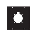 Middle Atlantic UCP Module (One Circular Flange Punchout) 4SC1