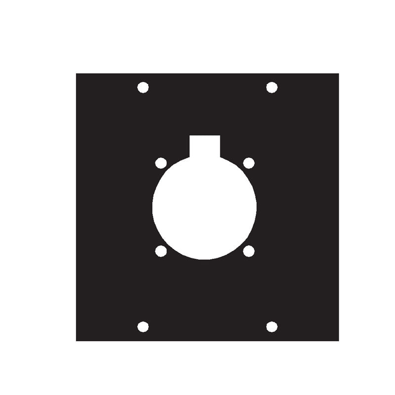Middle Atlantic UCP Module (One Circular Flange Punchout) 4SC1