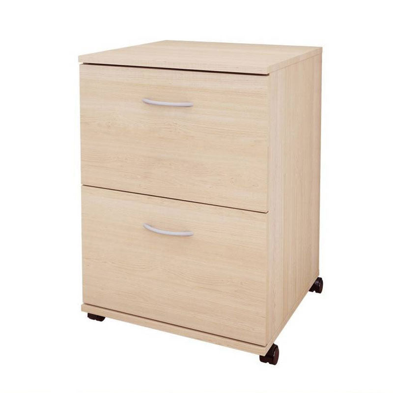 Nexera Essentials Mobile Filing Cabinet (2-Drawer, Natural Maple) 5093