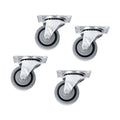 Middle Atlantic Slim 5 Series Casters (4 Pack, Fine Floor) 5WR