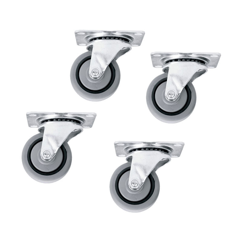 Middle Atlantic Slim 5 Series Casters (4 Pack, Fine Floor) 5WR
