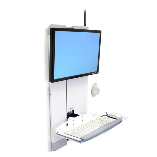Ergotron StyleView Vertical Keyboard Lift (White) 60-593-216