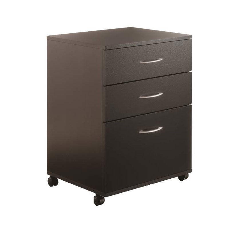 Nexera Essentials Mobile Filing Cabinet (3-Drawer, Black) 6092
