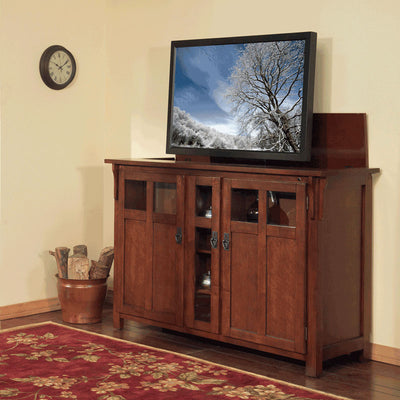 Touchstone Bungalow Mission TV Lift Cabinet (60 inch, Chestnut) 70062 alternate image 4