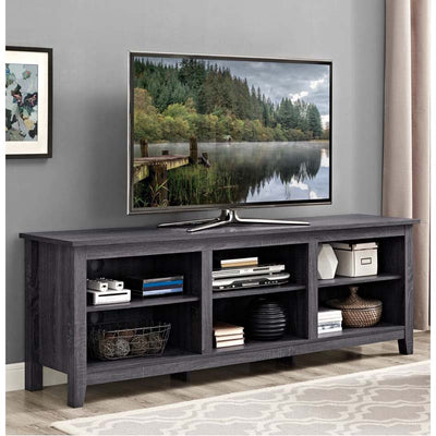 Walker Edison Essentials 70 inch TV Stand (Charcoal) W70CSPCL