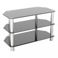 AVF SDC Series Glass Corner TV Stand (Chrome) SDC800-A