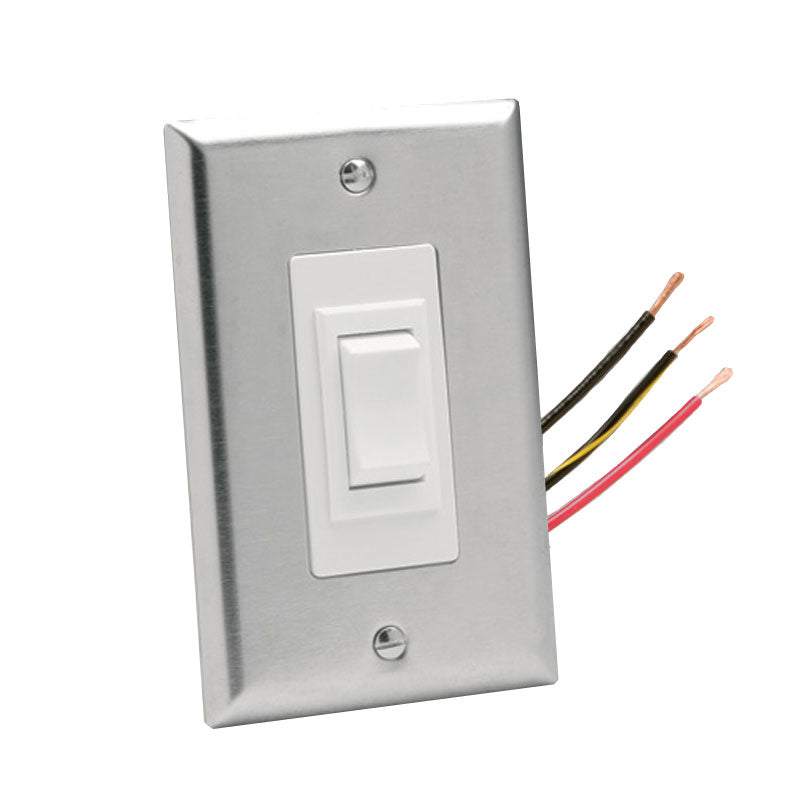 Da-Lite Replacement Wall Switch (110V, Stainless Steel) 92055