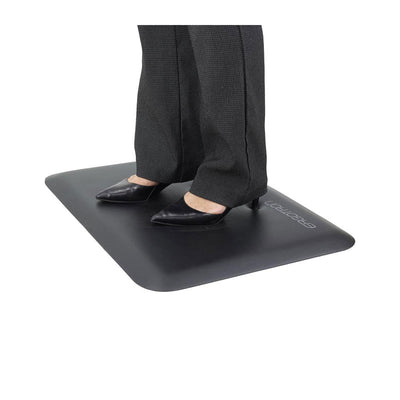 Ergotron WorkFit Floor Mat 98-080-060, anti-fatigue standing mat in use