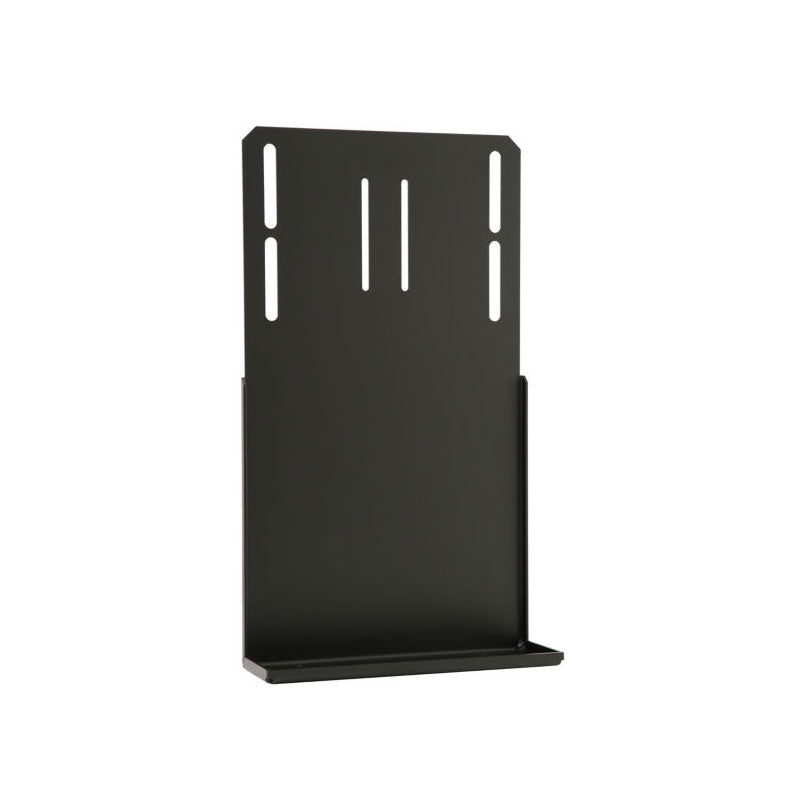 Peerless-AV VCR DVD Mount Connector ACC931, black equipment adapter bracket in a front view