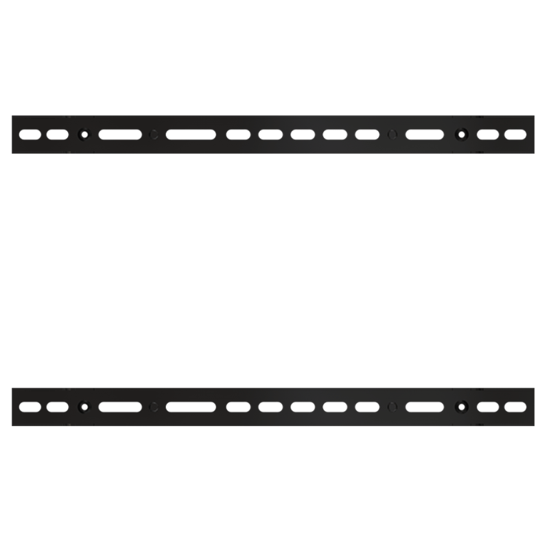 Crimson 400x200mm VESA Adapter Extender AD2400, pair of horizontal slotted mounting rails