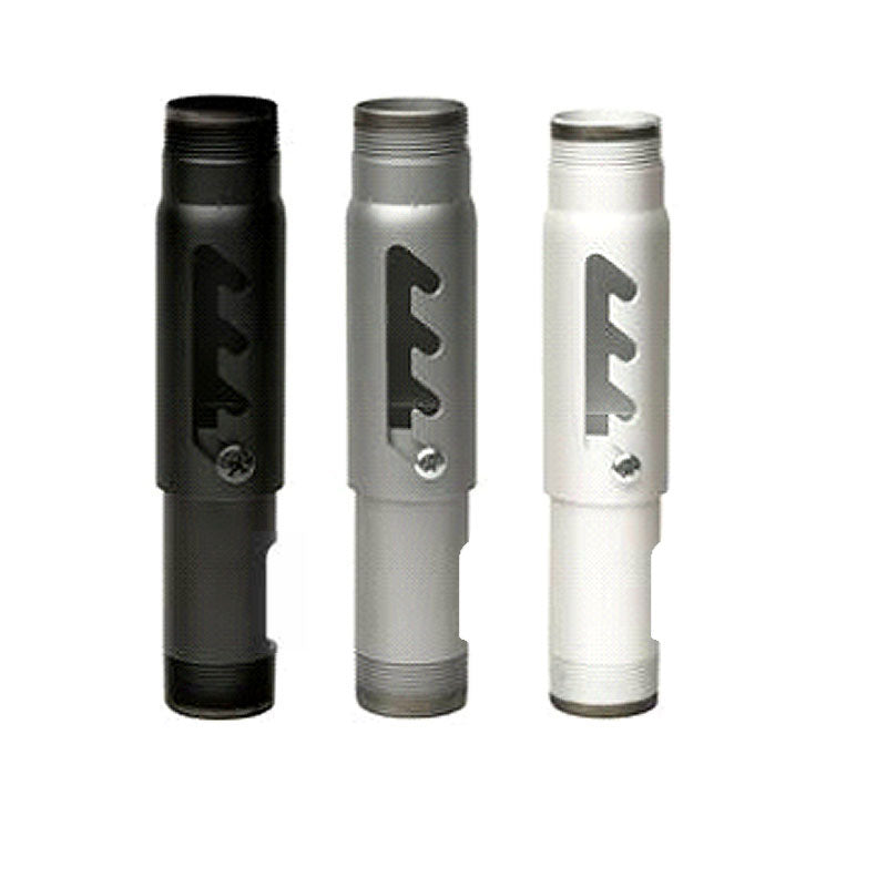 Peerless-AV Extension Columns AEC006009 - AEC1012, extension columns shown in black, silver, and white finishes