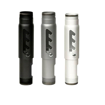 Peerless-AV Extension Columns AEC006009 - AEC1012, extension columns shown in black, silver, and white finishes