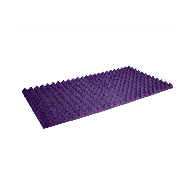 Auralex Acoustics 2 inch Pyramid StudioFoam Sound Absorption Panels (Purple