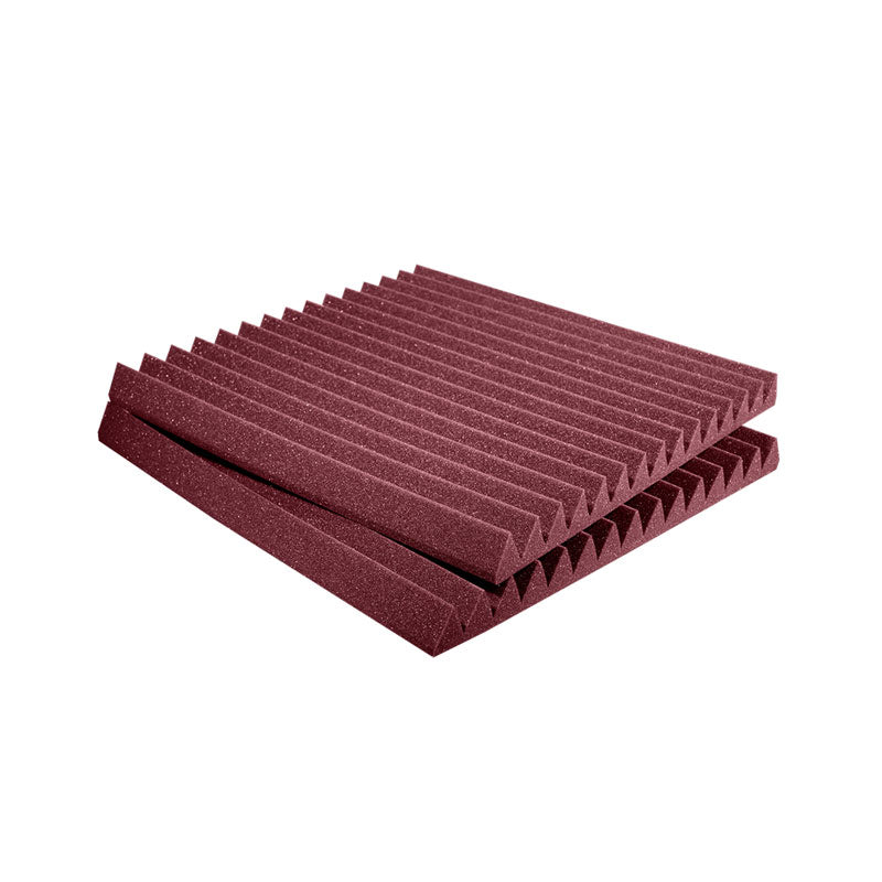 Auralex Acoustics 2 inch Wedge StudioFoam Sound Absorption Panels 2x2 ft (B