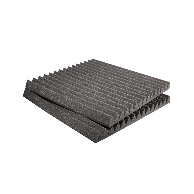 Auralex Acoustics 2 inch Wedge StudioFoam Sound Absorption Panels 2x2 ft (C