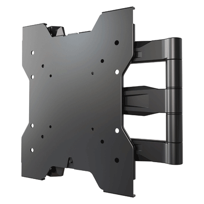 Crimson Ultra Thin Medium Articulating TV Wall Mount AU42, full-motion television wall mount in a rear view