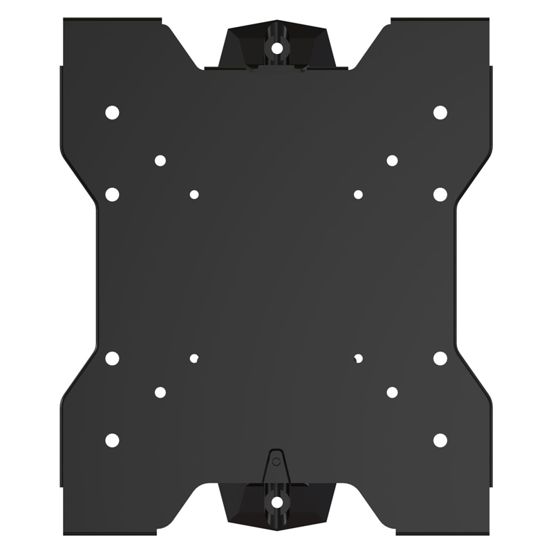 Crimson Ultra Thin Medium Articulating TV Wall Mount AU42, full-motion wall mount interface plate in a front view