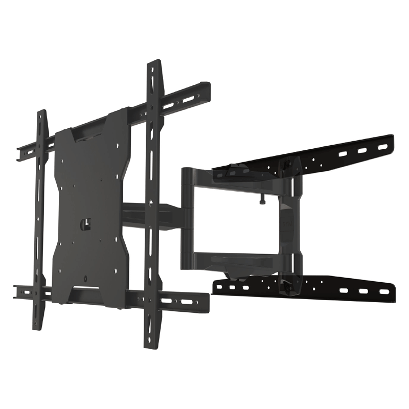 Crimson Ultra Thin Large Articulating TV Wall Mount AU65WP20, articulating TV wall mount front and rear view