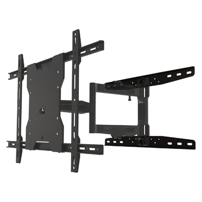 Crimson Ultra Thin Large Articulating TV Wall Mount AU65WP20, articulating TV wall mount front and rear view