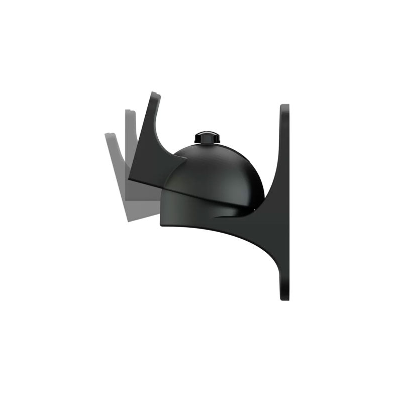 AVF Tilt and Turn Speaker Wall Mount Pair EAK50B-A, spherical speaker wall mount, side view
