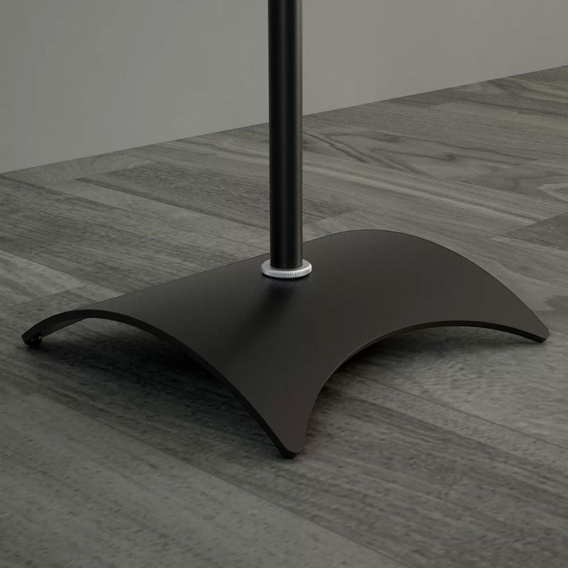 AVF Pair of Universal Surround Sound Speaker Stands EAK80B-A, speaker stand base close-up