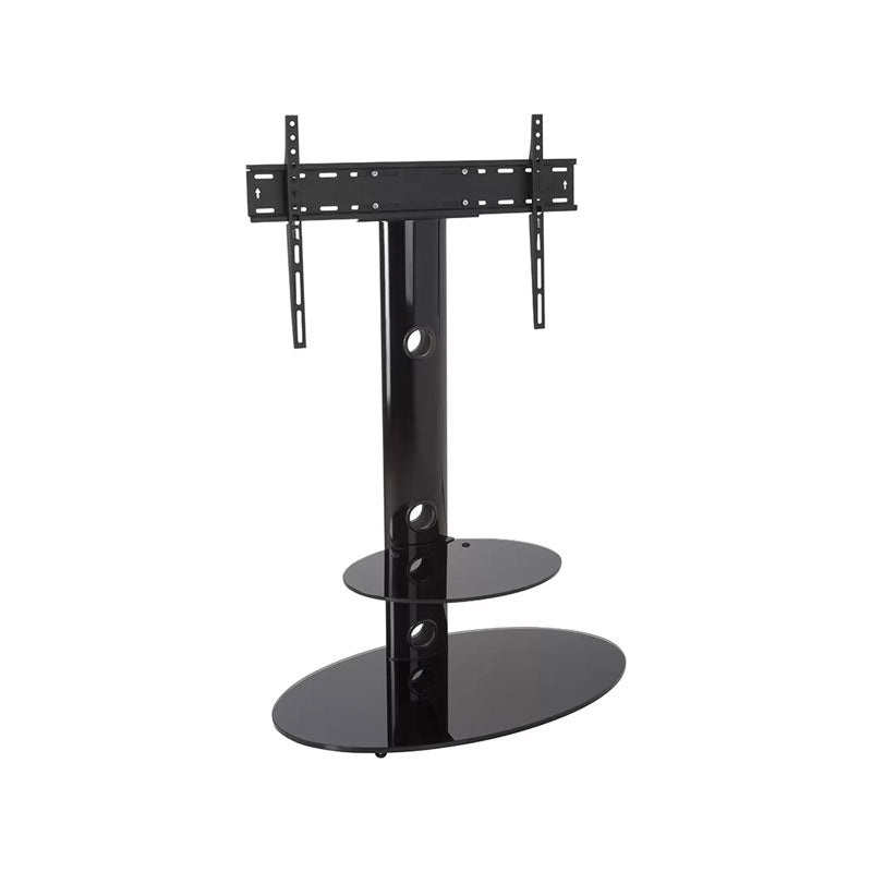 AVF Lugano Large Oval Pedestal TV Stand (Black) FSL800LUB-A