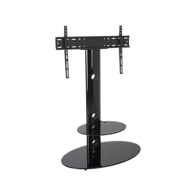AVF Lugano Large Oval Pedestal TV Stand (Black) FSL800LUB-A